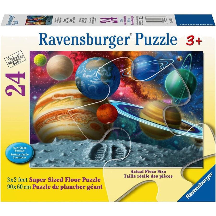 Puzzles 2 x 24 pièces : Mammouths et dinosaures - Ravensburger