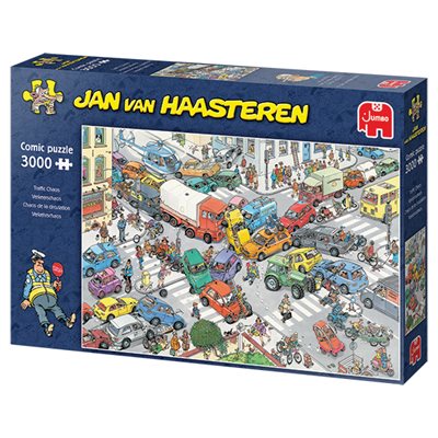 Puzzle 3000 Pieces, Traffic Chaos Jvh