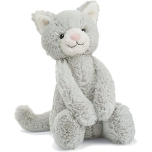 Bashful Grey Kitty Original