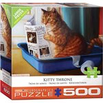 Casse-tete 500 pieces, chat sur son