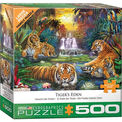 Casse-Tete 500 Pieces, Paradis Des Tigres