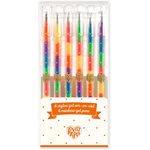 6 Crayons Gel Arc-En-Ciel