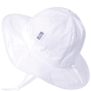 Chapeau De Coton White Eyelet