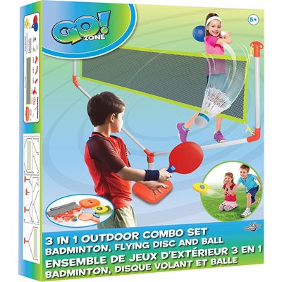 Go! Zone Ensemble Jeux Exterieur 3-En-1