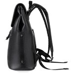 Lambert Riley Handbag Black Pebble