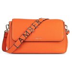 Lambert Sam Handbag Papaya Pebble