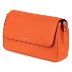 Lambert Sam Handbag Papaya Pebble