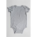 Short Sleeve Bodysuit Theather Grey 3-6m