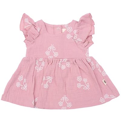 Robe A Volant - Bouquet 6-12m