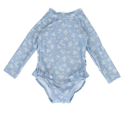 Maillot Une Piece A Manche Longues - Sydneycloud 6-12m