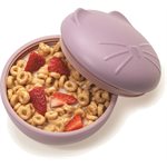 Silicone Bowl With Lid & Utensils Cat