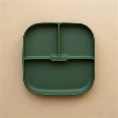 Assiette De Silicone Avec Succion Leaf