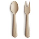 Dinnerware Fork And Spoon Set (Vanilla)