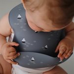 Silicone Baby Bib (Boats)