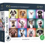 Puzzle 1000 Mcx Visages De Chiens Drole