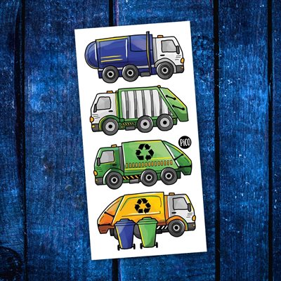 Tatouage Les Camions De Recyclage