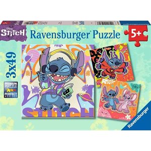 Casse-Tete Pz Jouer Disney Stitch 3x49p