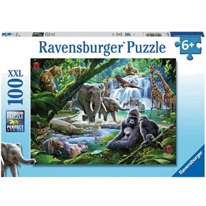 Puzzle Jungle Animals 100p