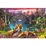 Puzzle Tiger In Paradies.Lagune 3000p