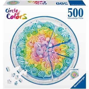 Puzzle Circle Of Colors Gateau Arc-En-Ciel 500 Mcx